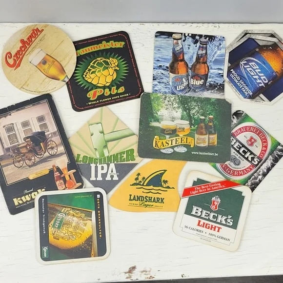 Paper Bar Coasters Collection - Picture 1 of 10